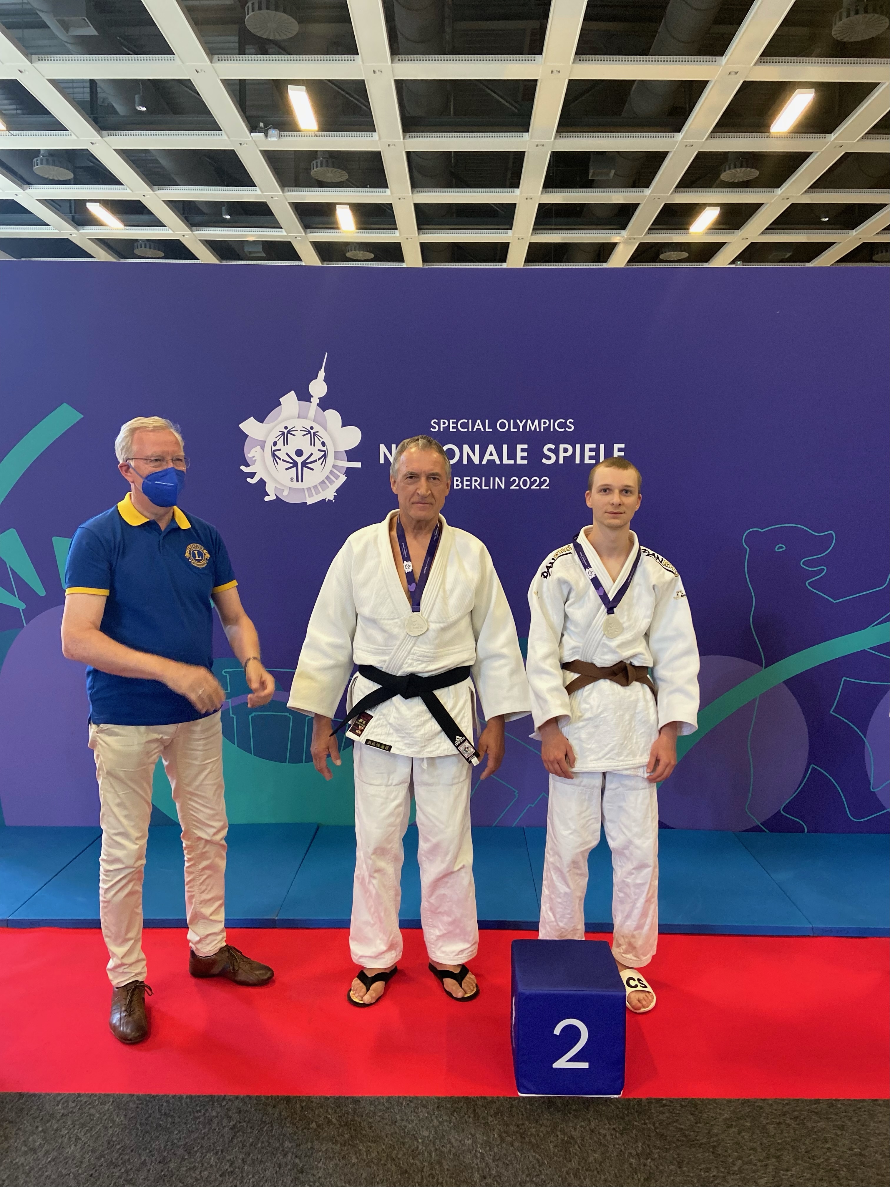 Henry Unterseher und Max Sonner mit Silber